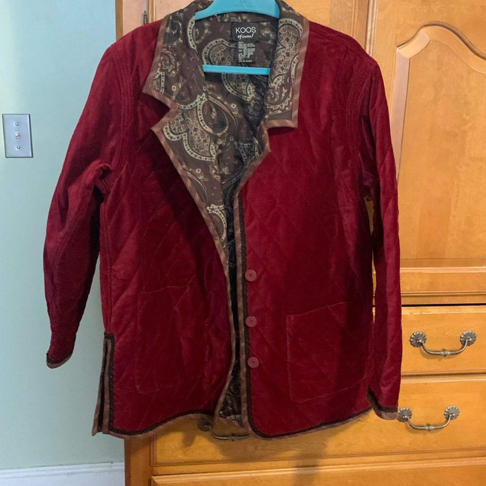 KOOS of Course! Reversible Quilted Jacket - Large